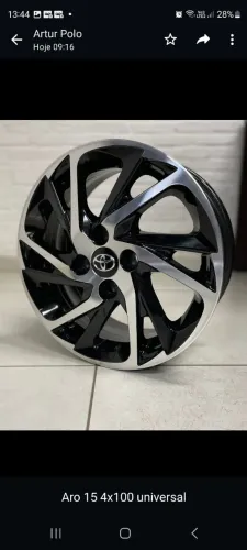 Rodas HB20/Etios aro15 novas em até 10x de R$256,00 no cartão de crédito