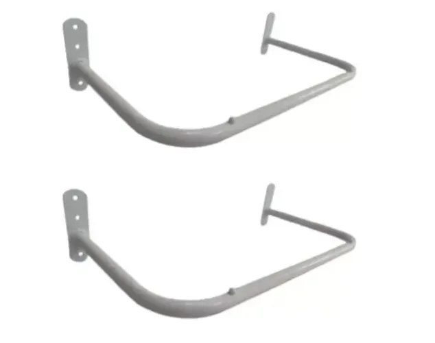 2 Arara Para Roupa De Parede Para Loja Closets Reta 1,50m