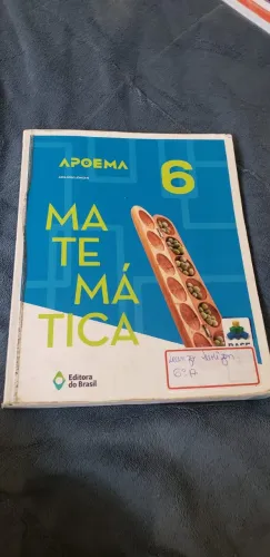 Livro Apoema Matemática 6 ano - Editora Brasil - ISBN 978-85-10-06926-7