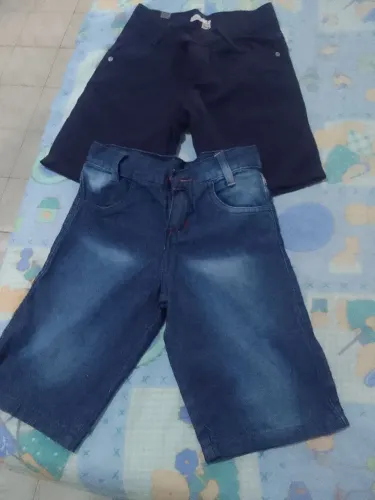 Kit duas bermudas infantis