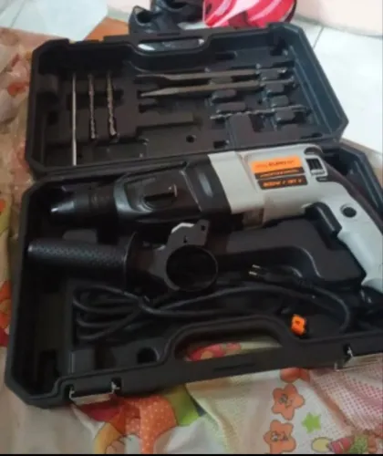 Furadeira de encaixe SDS plus completo - novo com garantia