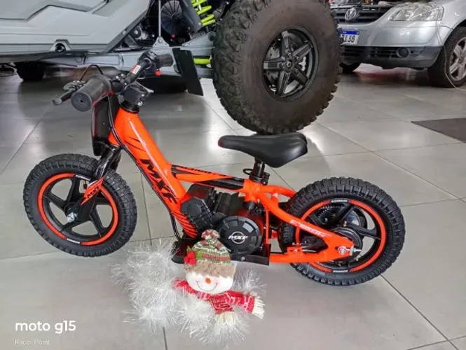 E-biker Bicicleta elétrica aro 12 infantil mxf motors pronta entrega