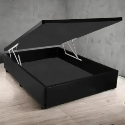 Promoção!! Base Box Casal Baú Courino  - ALTO NÍVEL CAMAS E COLCHÕES