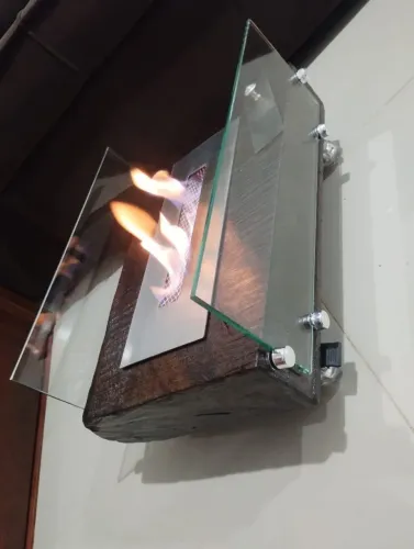 Lareira Decorativa Inteligente - Ambiente Aconchegante