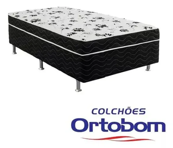 Cama box solteiro Ortobom Pague Só na Entrega!