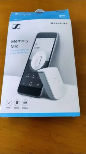 Microfone sem Fio Sennheiser Mic Memory com Bluetooth