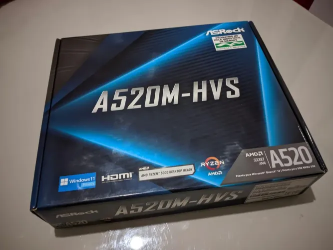 Placa Mãe AsRock A520M-HVS