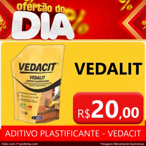 VEDALIT - ADITIVO PLASTIFICANTE CONCENTRADO - 1 LITRO