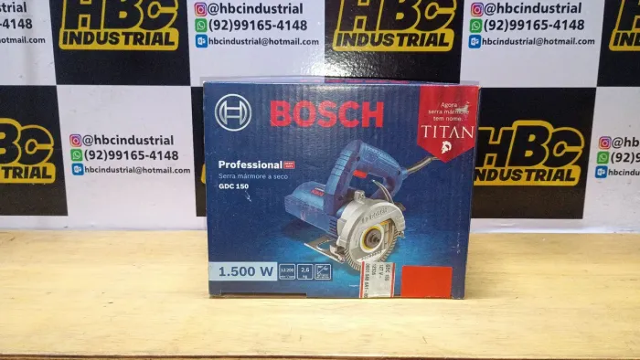 Serra Mármore a Seco Bosch GDC 150 - Profissional