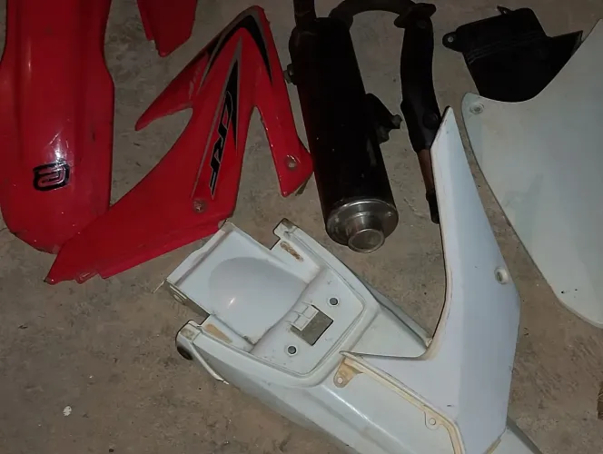 Assessório de moto de trilha