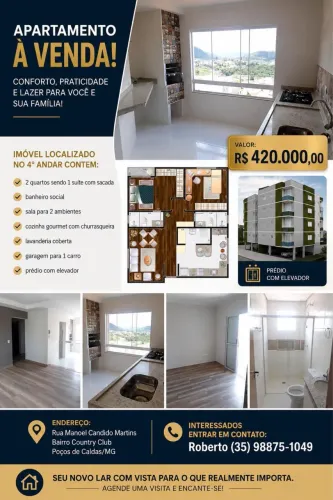 Apartamento à venda no Country Club 73m2