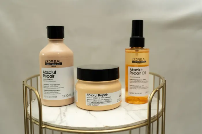 Kit Capilar L?Oréal Absolut Repair - Shampoo + Máscara 10 ml + Brinde | Maison V