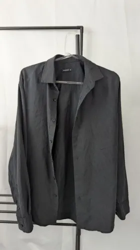 Camisa Social Preta Request - Tam P (Estado de Nova)