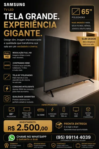 TV LED SAMSUNG 65?
