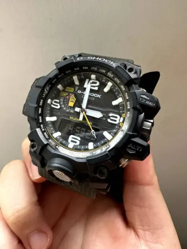 Casio G-Shock Mudmaster GWG-1000-1A3 Tough Solar Safira - Impecável