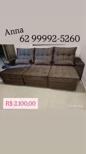 Sofá retrátil de fábrica (&)