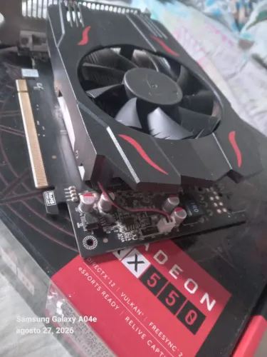 Placa de video Rx 550 4GB