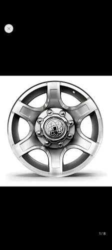 Rodas aro 18 Ford F250 Xlt Prata 8 furos novas