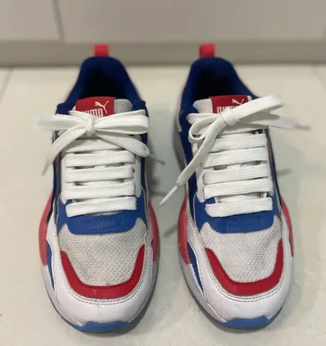 Tênis Puma X-Ray 2 Square Jr Branco/Azul - Original