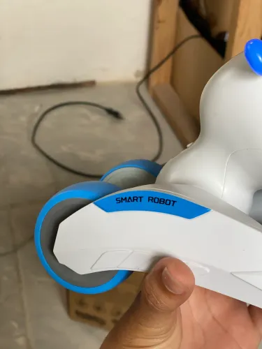 Robô cachorro puppy boy azul controle remoto