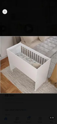 Mini berço novo, nunca usado 
