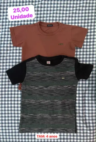 Camisas infantis - Masculinas