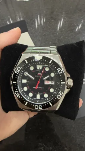 Relógio Orient Diver Automático Masculino F49SS035 - 300m Aço Original