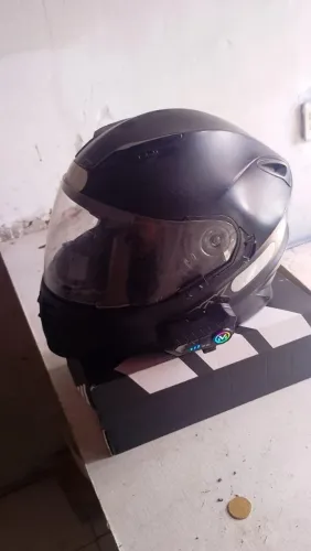 Capacete norisk semi novo com bluetooth