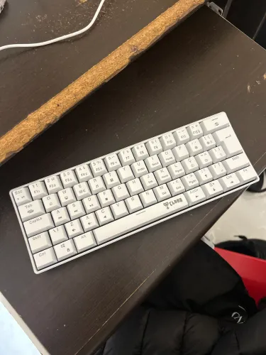 Teclado Gamer Mecanico Clanm Snow walker branco