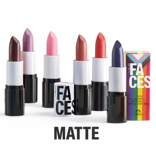 Natura Batom Matte Faces 3,5g