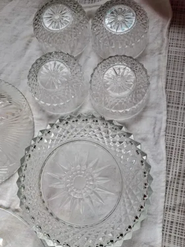 Conjunto Vintage Francês Arcoroc - Saladeira e 4 Bowls Anos 70