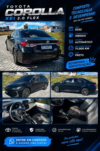 Toyota Corolla Altis Prem. Hybrid 1.8 Flex AUT 2022