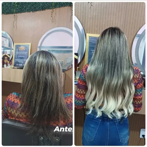Mega hair fibra russa bio humano fibra de luxo aparti de 300Reais