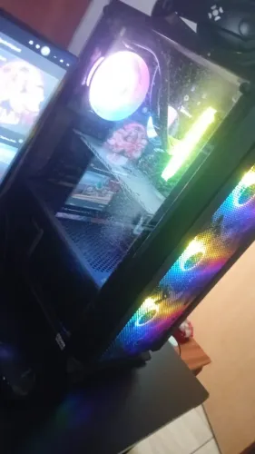 Gabinete Gamer RGB com Water Cooler 240mm