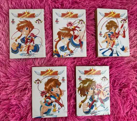 Coleção Completa Mangá Angelic Layer (Volumes 1 Ao 5) - CLAMP / JBC