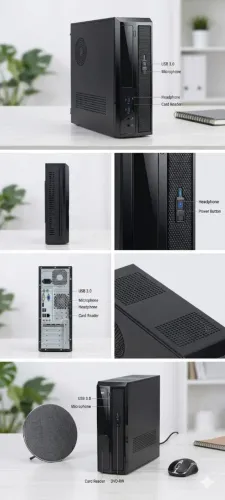 Kit Computador Completo Intel i5 + Monitor " + Caixa Bluetooth Jonter
