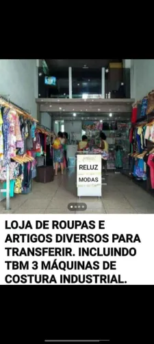Loja de roupas e artigos diversos para passar ponto no bairro Vista Alegre BH.