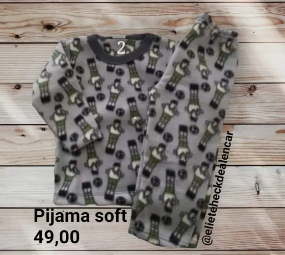 Pijama soft infantil 