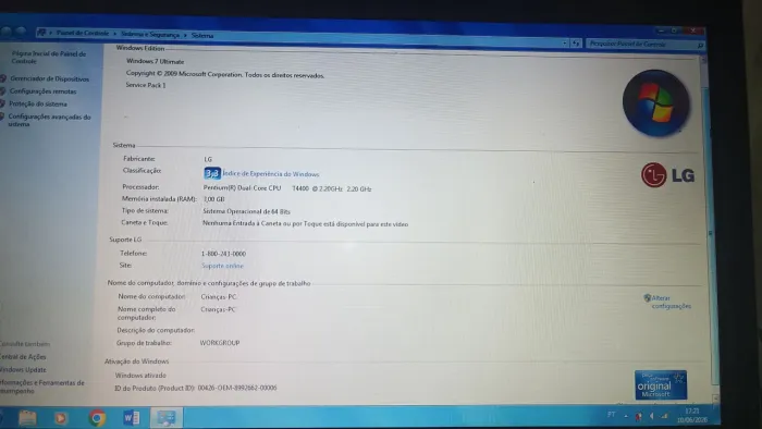 Notebook LG