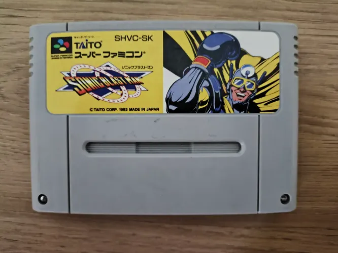 Sonic Blast Man Super Nintendo SNES SFC Famicom Original.<br>