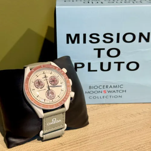 Relógio Moonswatch Mission To Pluto (Novo Na Caixa)