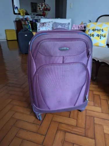 Mala Samsonite Média (65cm) - Muito Resistente - 4 Rodinhas