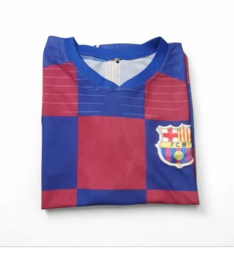 Camisa Barcelona Infantil Tam 10/12 (Usada)