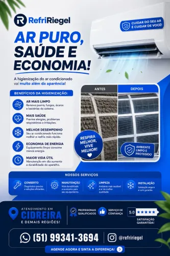 HIGIENIZAÇÃO | LIMPEZA | AR CONDICIONADO