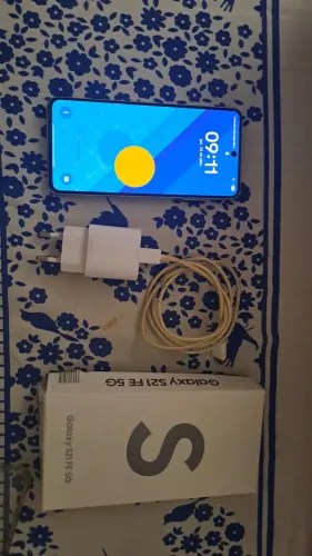 Galáxia s21fe com bateria inchada 