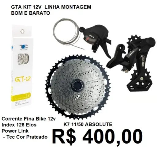 K7 Cassete 12v kit correte top Novo na caixa