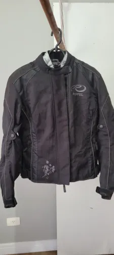 Vendo jaqueta moto feminina cor preta Riffel tamanho XL