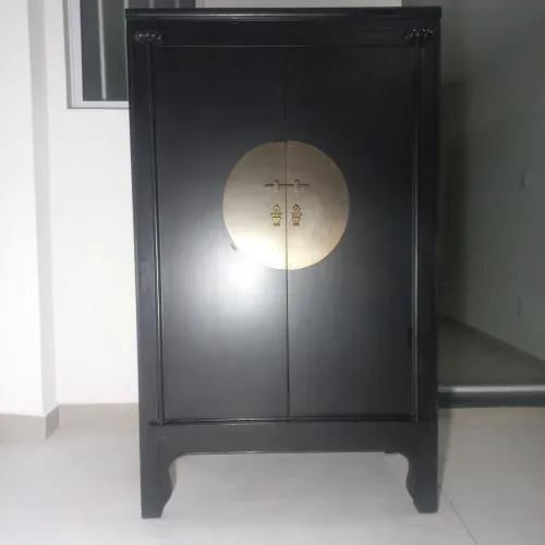 Armário/armoire oriental clássico negro