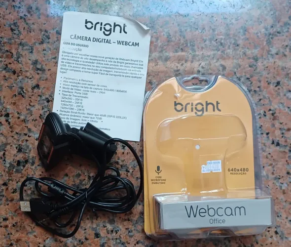 Webcam com Microfone 480p Usb
