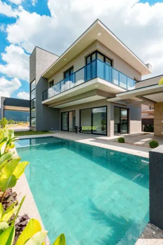 Casa nova à venda no condomínio Teriva Vista da Serra, em Atibaia!